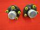 Ganassi Racing Nascar Front Hubs Speedway Engineering, New Seals, Grease, Lug Nuts