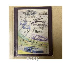 Goodyear 1993 Fast Masters Championship Program & Tire Test (autographed)