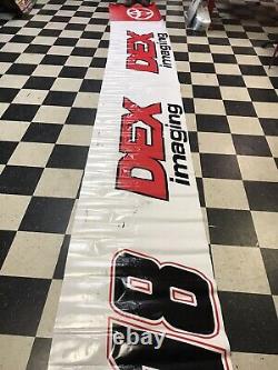 Harrison Burton #18 DEX Nascar Race Used Pit Wall Banner Non Sheetmetal