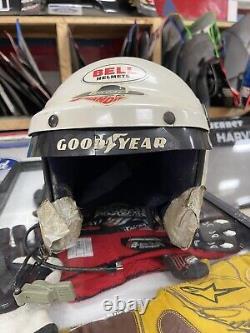 Harry Gant 1980 Skoal Bandit Vintage Nascar Race Used / Worn Drivers Helmet
