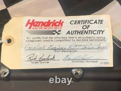 Hendrick Motorsports 5X Autographed Gordon, Johnson, Jr Race Used Valve Cover