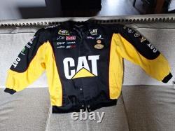 JEFF BURTON CAT SPONSOR'S NASCAR RACE JACKET Size 2XL Men