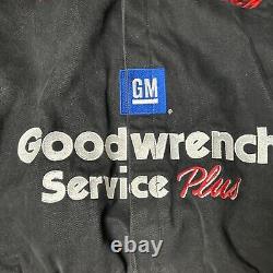 JH Design Dale Earnhardt Sr. Jacket Men's XL NASCAR Racing Vintage Snap Front