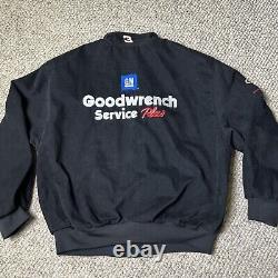 JH Design Dale Earnhardt Sr. Jacket Men's XL NASCAR Racing Vintage Snap Front
