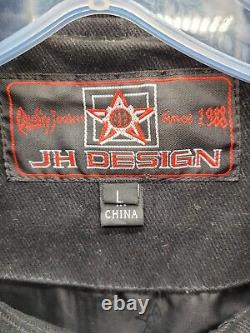JH Design Jacket Men's Bobby Labonte Petty Racing #43 Cheerios Black Size Large