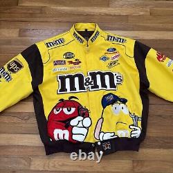 JH Design M&M Elliott Sadler #38 Nascar Jacket Robert Yates Racing Size XL