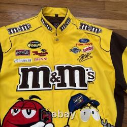 JH Design M&M Elliott Sadler #38 Nascar Jacket Robert Yates Racing Size XL