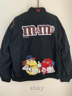 JH Design M&M's Mens Size Large racing jacket NASCAR Elliott Sadler #38