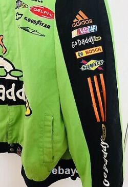 JH Design NASCAR Mark Martin Racing Jacket 3XL GoDaddy Adidas SEE DESCRIPTION