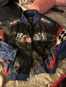 JH Design Nascar Jacket 3XL Racing Coat VTG Mens