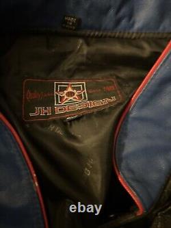 JH Design Nascar Jacket 3XL Racing Coat VTG Mens