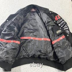 JH Design Target Racing Jacket Mens 3XL Black 41 NASCAR Racing Snap