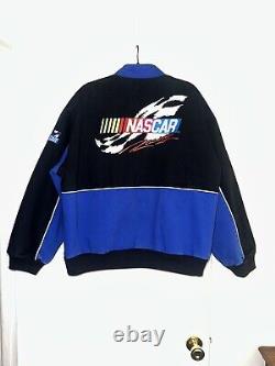 JH Design Team Nascar Racing Jacket/ Blue/Black/ 2XL/XXL
