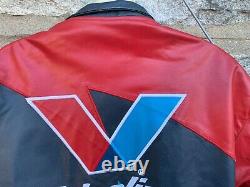 JH Design VTG Men's Jacket Roush Racing NASCAR Cummins Valvoline Large USA Made