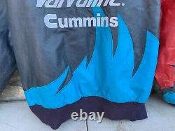 JH Design VTG Men's Jacket Roush Racing NASCAR Cummins Valvoline Large USA Made