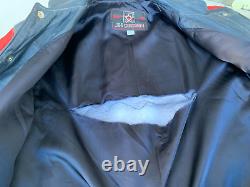 JH Design VTG Men's Jacket Roush Racing NASCAR Cummins Valvoline Large USA Made