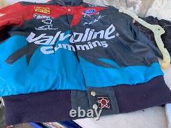 JH Design VTG Men's Jacket Roush Racing NASCAR Cummins Valvoline Large USA Made