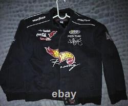 JH Designs Nascar Hot Wheels #44 Kyle Petty Coat child size XL