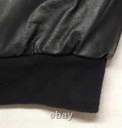 J H Leather jacket Chevrolet Racing Vintage USA Snap Up Size Large