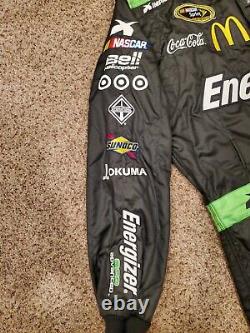 Jamie McMurray Autograph Energizer Firesuit NASCAR Driver Suit Race Used Worn