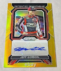 Jeff Gordon 2023 Prizm Nascar Racing Gold Auto #/10