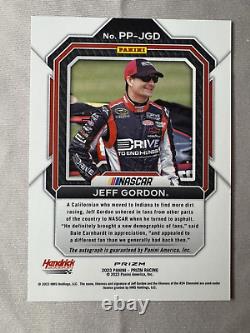 Jeff Gordon 2023 Prizm Nascar Racing Gold Auto #/10