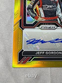 Jeff Gordon 2023 Prizm Nascar Racing Gold Auto #/10