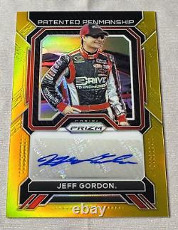 Jeff Gordon 2023 Prizm Nascar Racing Gold Auto #/10