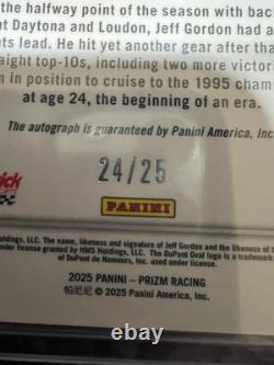 Jeff Gordon 2025 Panini Prizm Nascar Cup Champions Mojo Auto /25 DOOR # match