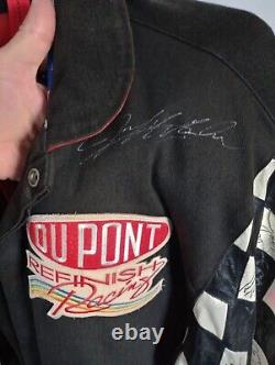 Jeff Gordon Autographed Leather Jacket Nascar And NHRA