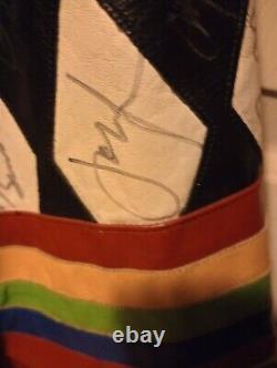 Jeff Gordon Autographed Leather Jacket Nascar And NHRA