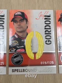 Jeff Gordon Complete 2010 Spellbound Race Used Car Cover Set Hendrick NASCAR