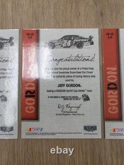 Jeff Gordon Complete 2010 Spellbound Race Used Car Cover Set Hendrick NASCAR