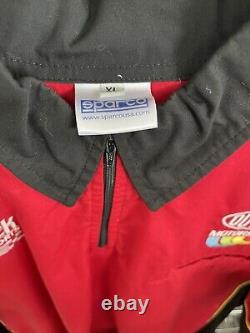Jeff Gordon DuPont Hendrick Rainbow Nascar Race Used Pit Crew Shirt XL #07