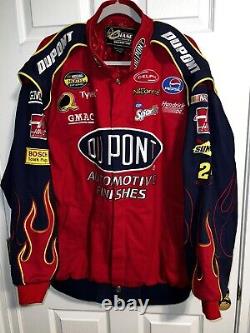 Jeff Gordon Dupont Jacket Racing Flames Size XL Chase Authentics NASCAR Jacket