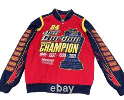 Jeff Gordon Jacket Medium Champion NASCAR Uniform Vintage JH Design Racing