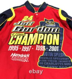 Jeff Gordon Jacket Medium Champion NASCAR Uniform Vintage JH Design Racing