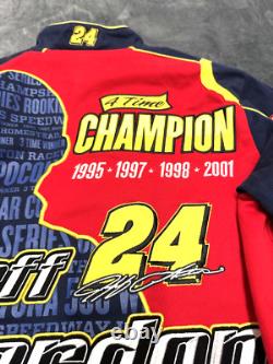 Jeff Gordon Jacket Medium Champion NASCAR Uniform Vintage JH Design Racing
