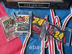 Jeff Gordon Lot / One Of A Kind Listing. Autograph, Race Used Banner, Rare Cards