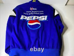 Jeff Gordon NASCAR 24 Chase Authentics Pepsi Embroidered Jacket USA Sz Large