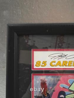Jeff Gordon Signed Mounted Memories 85 Career Wins with Race Used Tire COA