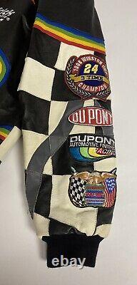 Jeff Hamilton 1998 Jeff Gordon 3 Time Winston Cup Champ Leather XL Racing Jacket
