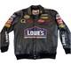 Jeff Hamilton Chase Lowes Nascar Leather Jacket #48 Jimmie Johnson Size Large