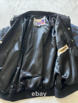 Jeff Hamilton Easy Care Motor Sports Leather Racing NASCAR Jacket Sz Small
