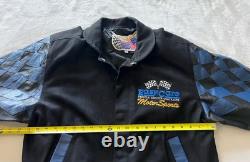 Jeff Hamilton Easy Care Motor Sports Leather Racing NASCAR Jacket Sz Small