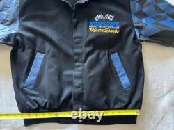 Jeff Hamilton Easy Care Motor Sports Leather Racing NASCAR Jacket Sz Small