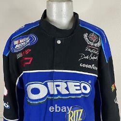 Jeff Hamilton Jacket Coat Nascar Dale Earnhardt Jr Oreo Busch Blue Ritz Racing