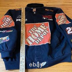 Jeff Hamilton Racing Collection Tony Stewart Home Depot NASCAR Jacket Men's XL