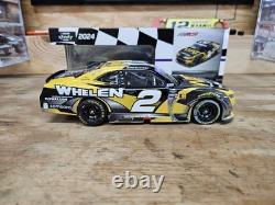 Jesse Love Dual Signed 124 NASCAR 2024 Talladega Win Die-Cast Car