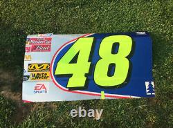 Jimmie Johnson 2002 Rookie Lowes #48 NASCAR Race Used Sheetmetal Door Panel